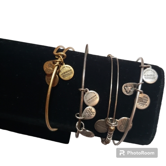 Alex and Ani Shamrock Bracelets Set - Picture 2 of 6